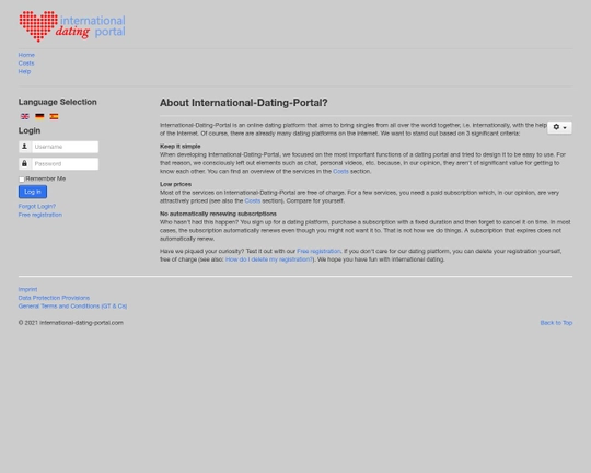 International Dating Portal Logo